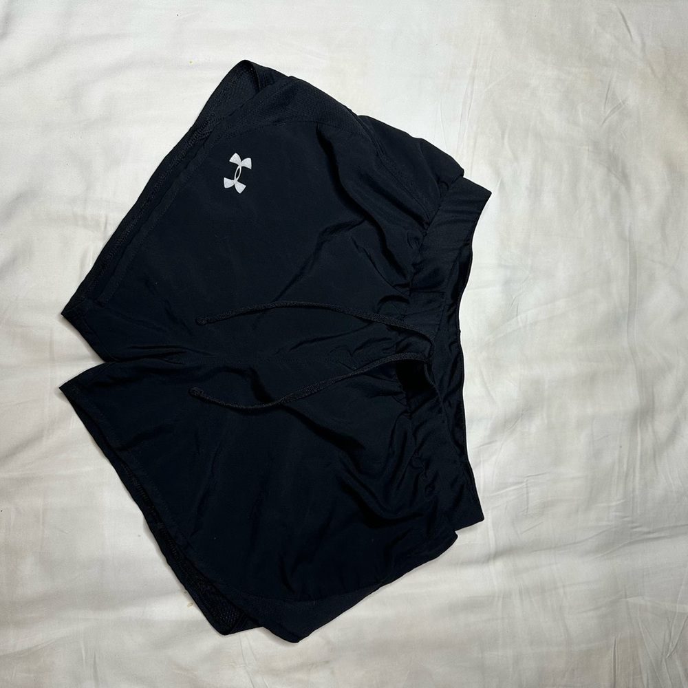 Black Under Armor size small shorts.